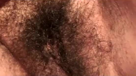 Hairy granny takes a pounding