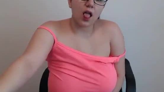 Glasses bbw sucking nipples tease