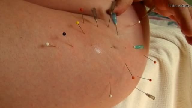 Hip and ass play piercing 2