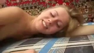 Hot amateur babe on anal sex tape