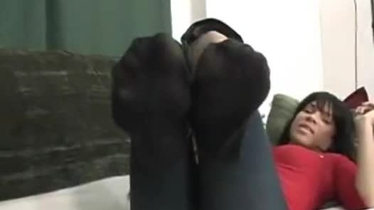 Sexy stinky ebony feet