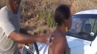 Safari sex with chubby african babe